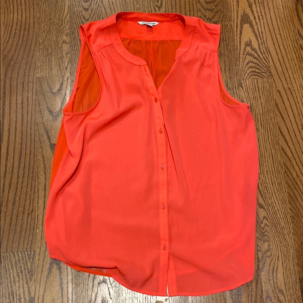 Women's Sleeveless Pink Blouse